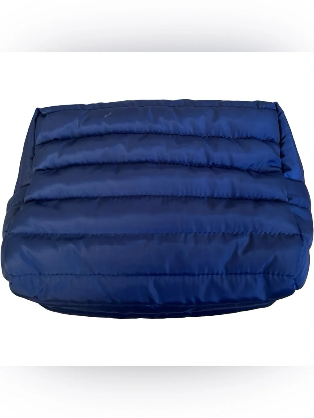Sonia Kashuk Large Navy Blue Quilted Cosmetic Bag